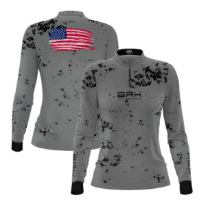 Camisa de Pesca Feminina Brk USA Fishing com Proteção UV50