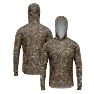 Camisa de Pesca Brk com Luva e Capuz Hybrid Realtree com Proteção Solar UV50+