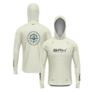 Camisa de Pesca Brk com Luva e Capuz Hybrid Marine Cruiser com Proteção Solar UV50+