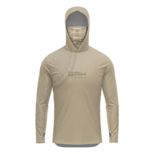 Camisa FusionX Maori Tribal Bege BRK com Proteção Solar UV50+