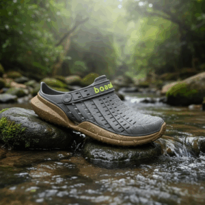 Sandália Antiderrapante para Pesca Boaonda Flow Discovery Cinza Crepe