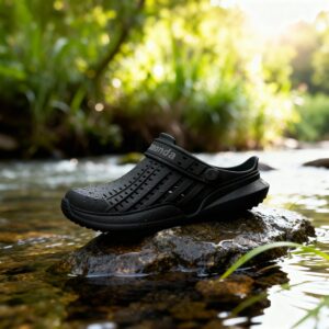 Sandália Antiderrapante para Pesca Boaonda Flow Discovery Preto