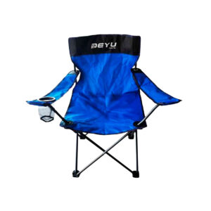Cadeira Dobrável Camping com Braço Deyu 90x54x93cm Azul