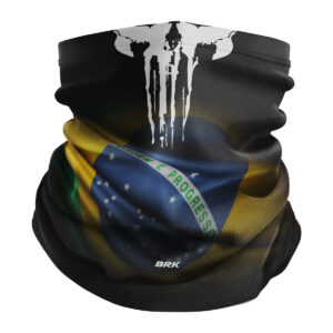 Bandana Balaclava Tubeneck Brk Caveira Brasil com Proteção UV50+