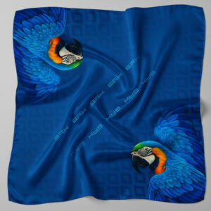 Lenço Feminino BRK Arara Azul