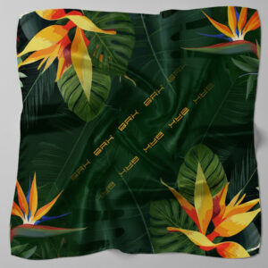 Lenço Feminino BRK Brk Verde Folhagem