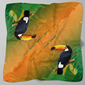 Lenço Feminino BRK Brk Floral Tucano