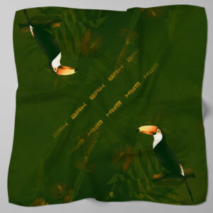 Lenço Feminino BRK Brk Verde Tucano