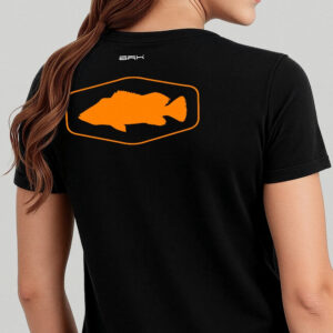 Camiseta Básica de Algodão Brk Laranja Tucunaré