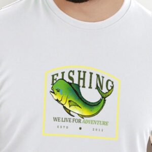 Camiseta Básica de Algodão Brk We Live For Adventure Dourado