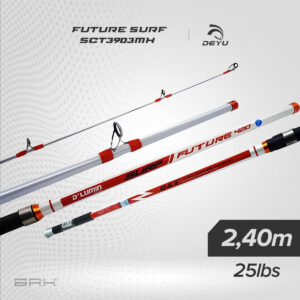 Vara de Pesca Future Surf SCT3903MH 25lbs 3,90m - Molinete (3 Partes)