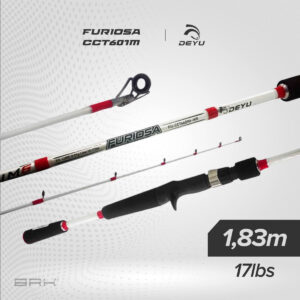 Vara de Pesca Furiosa CCT601M 17lbs 1,83m - Carretilha (Inteiriça)
