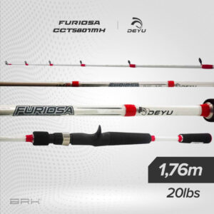 Vara de Pesca Furiosa CCT5801MH 20lbs 1,76m - Carretilha (Inteiriça)
