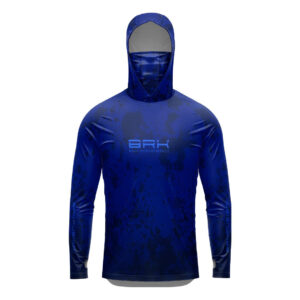 Camisa FusionX Brk Fishing Azul com Proteção UV50+