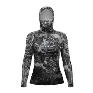 Camisa FusionX Feminina  Brk Fishing Cinza com Proteção UV50+