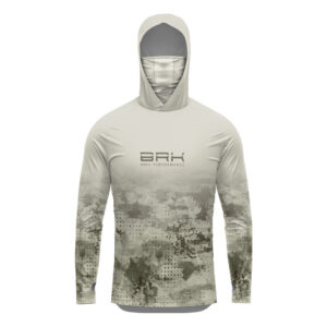 Camisa FusionX Brk Fishing Grunge Bege com Proteção UV50+