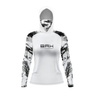 Camisa FusionX Feminina  Brk Fishing Nevoa com Proteção UV50+