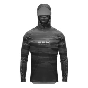 Camisa FusionX Brk Fishing Pincelada Preto com Proteção UV50+