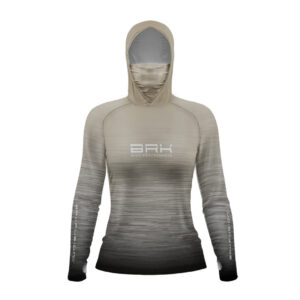 Camisa FusionX Feminina  Brk Fishing Ruido Areia com Proteção UV50+