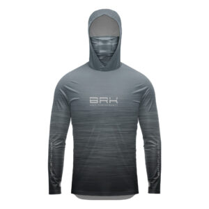 Camisa FusionX Brk Fishing Ruido Tons de Cinza Azulado com Proteção UV50+