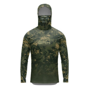 Camisa FusionX Brk Fishing Camuflado Verde com Proteção UV50+