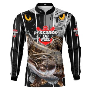 Camisa de Pesca Brk Pescador da Fiel Traira com Proteção Solar UV50+