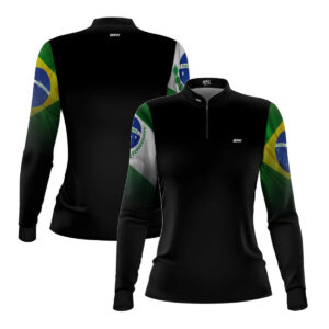 Camisa Feminina Brk Paraná Brasil com Proteção Solar UV50+