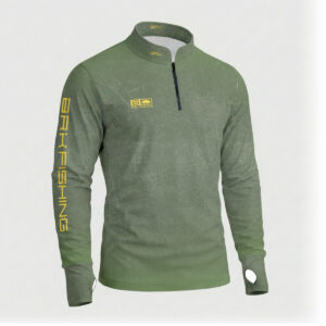 Camisa ArmorX Brk Fishing Verde Militar Camuflado com Proteção Solar UV50+
