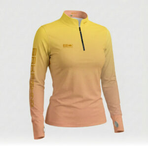 Camisa ArmorX Feminina Brk Fishing Degradê Amarelo e Laranja com Proteção UV50+