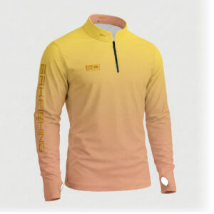 Camisa ArmorX Brk Fishing Degradê Amarelo e Laranja com Proteção UV50+