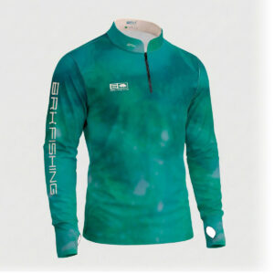 Camisa ArmorX Brk Fishing Degradê Verde Esmeralda com Proteção UV50+