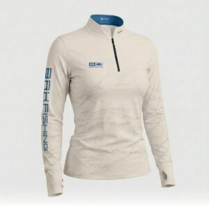 Camisa ArmorX Feminina Brk Fishing Bege Claro com Proteção UV50+