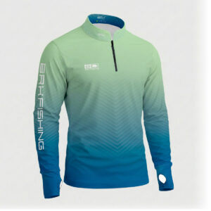 Camisa ArmorX Brk Fishing Degradê Verde e Azul com Proteção UV50+