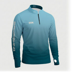 Camisa ArmorX Brk Fishing Degradê Azul Claro e Verde Petróleo com Proteção UV50+