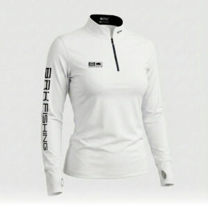 Camisa ArmorX Feminina Brk Fishing Branca com Proteção UV50+