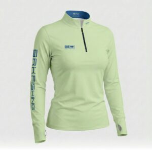 Camisa ArmorX Feminina Brk Fishing Verde Claro com Proteção UV50+