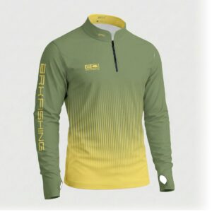 Camisa ArmorX BRK Fishing Degradê Verde e Amarelo com Proteção UV50+