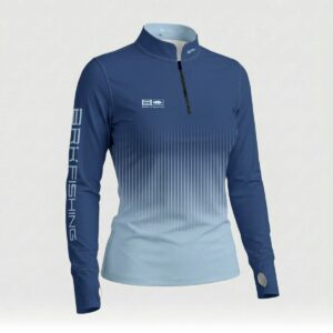 Camisa ArmorX Feminina BRK Fishing Degradê Azul Marinho com Proteção UV50+