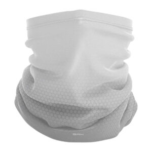 Bandana Tubeneck Brk ArmorX Colmeia Degradê Branco Cinza com Proteção UV50+