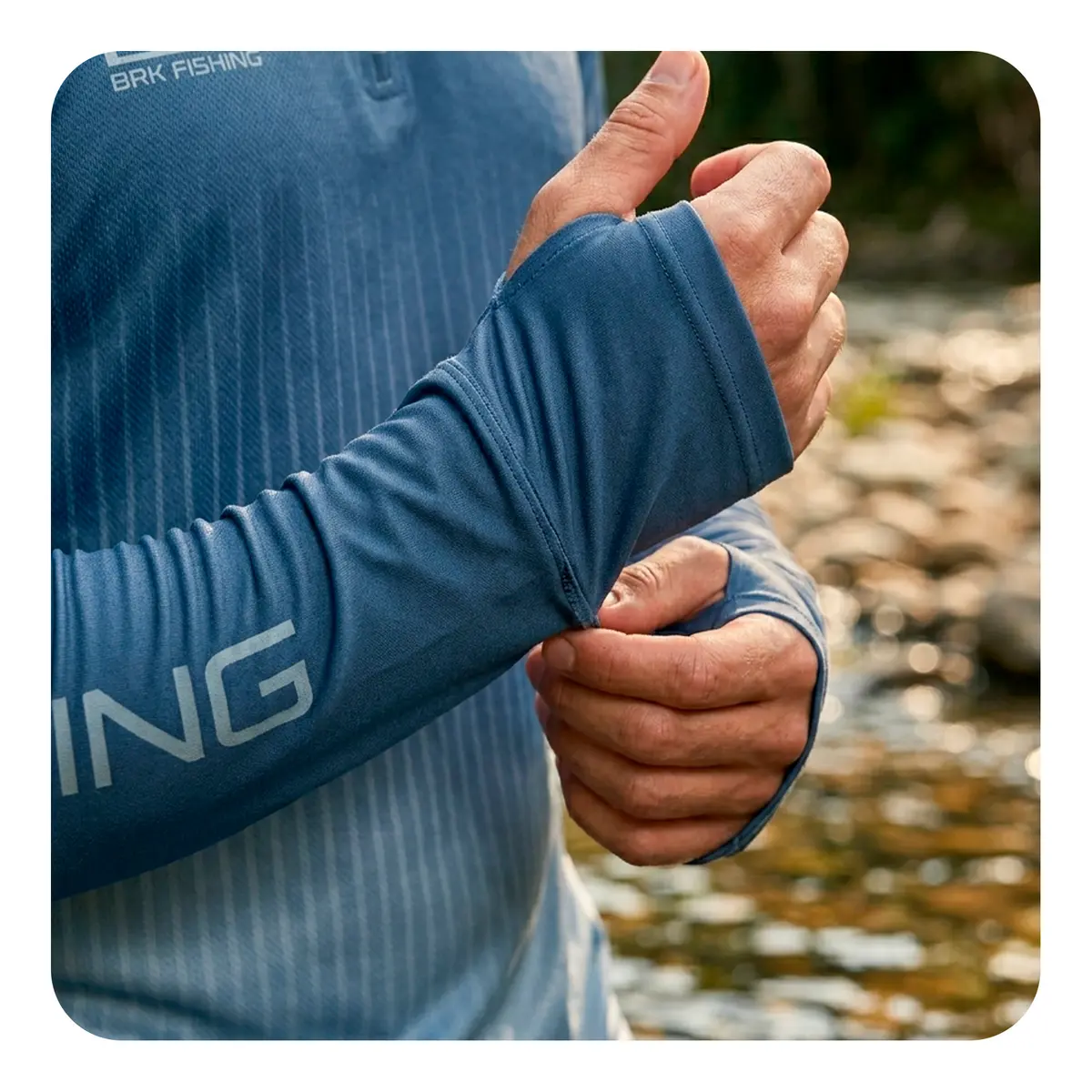 Luva integrada no punho