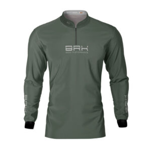 Camisa de Pesca Brk Jig Head Verde Fishing Club com Proteção Solar UV50+