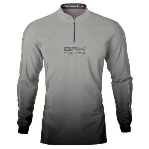 Camisa de Pesca Brk Caminhada Outdoor Bege com Proteção Solar UV50+