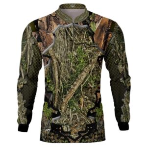 Camisa de Pesca Brk Camuflada Stealth Series com Proteção Solar UV50+