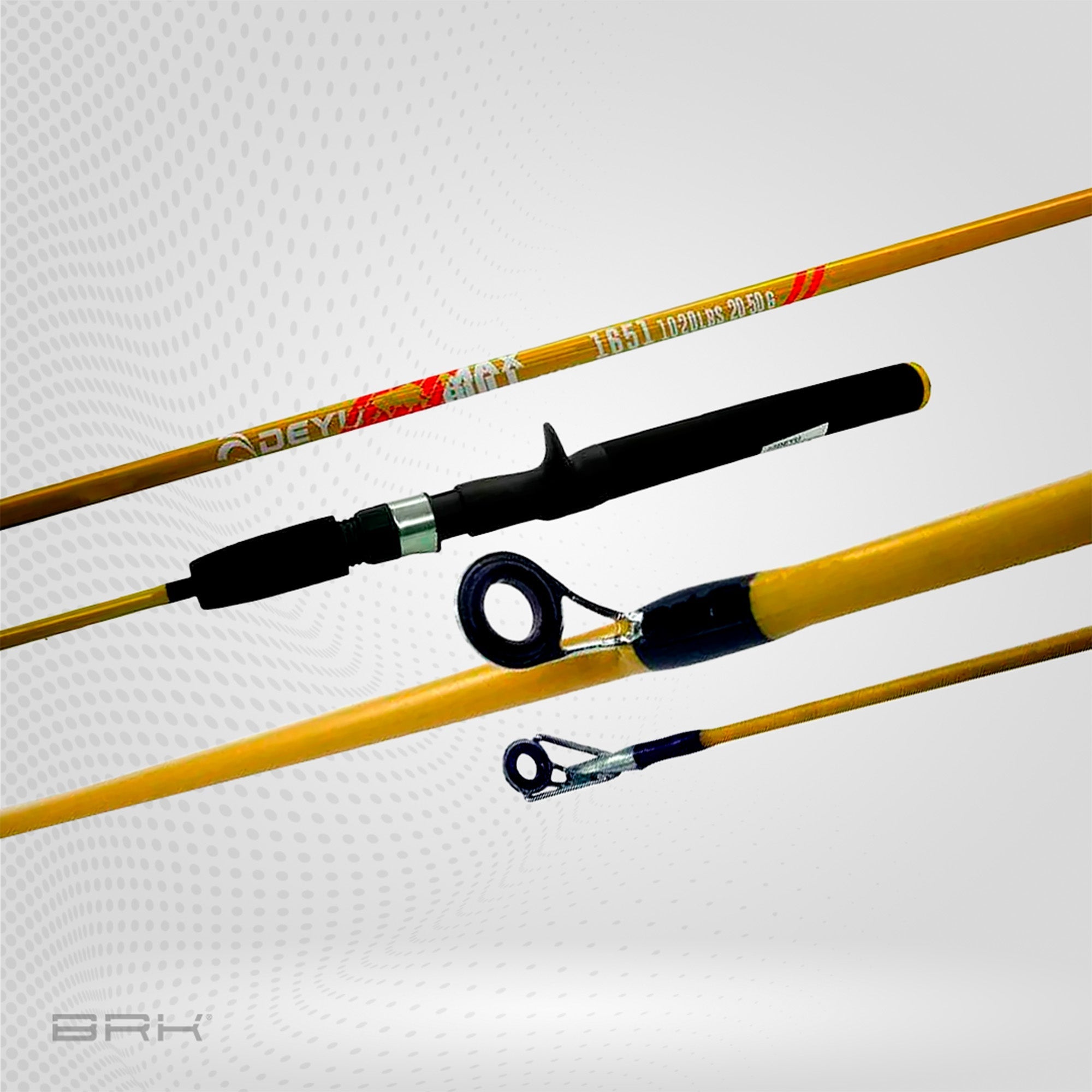 Vara de Pesca Deyu Max Bull MB-CFS1651M 20lbs 1,65m | Dourada - Carretilha (Inteiriça) - Imagem 2