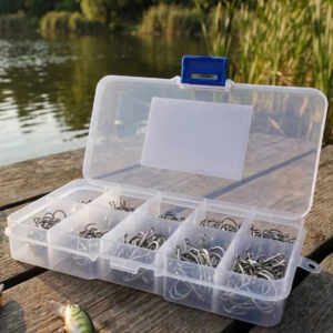 Kit com 600 Anzóis Deyu Iseama #3 ao #12 + Caixa Estojo