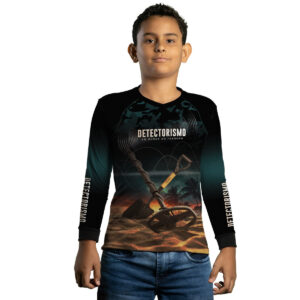 Camisa Infantil Brk Profissões Detectorismo com UV50+