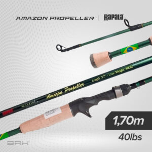 Vara Rapala Amazon Propeller 11RAMPROP57 40lb (18Kg) 5'7" (1,70m) - Carretilha (Inteiriça)