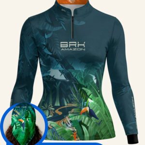 Camisa Feminina Brk Amazon Fauna e Flora com Proteção UV50