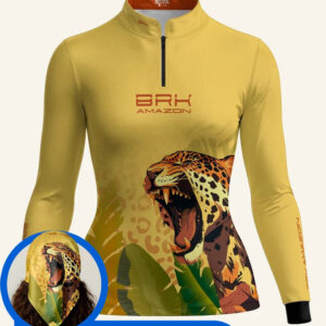 Camisa Feminina Brk Amazon Onça com Proteção UV50