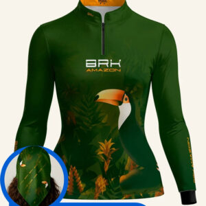 Camisa Feminina Brk Amazon Verde Tucano com Proteção UV50